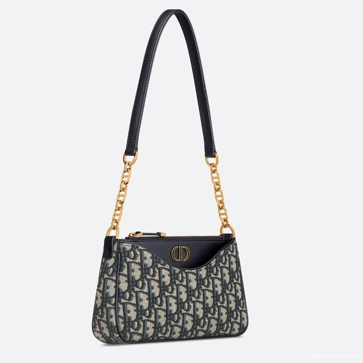 Cheap Bag Oblique 30 Montaigne Mini Motif Blue Hobo Avenue Dior Canvas 0804 Luxury